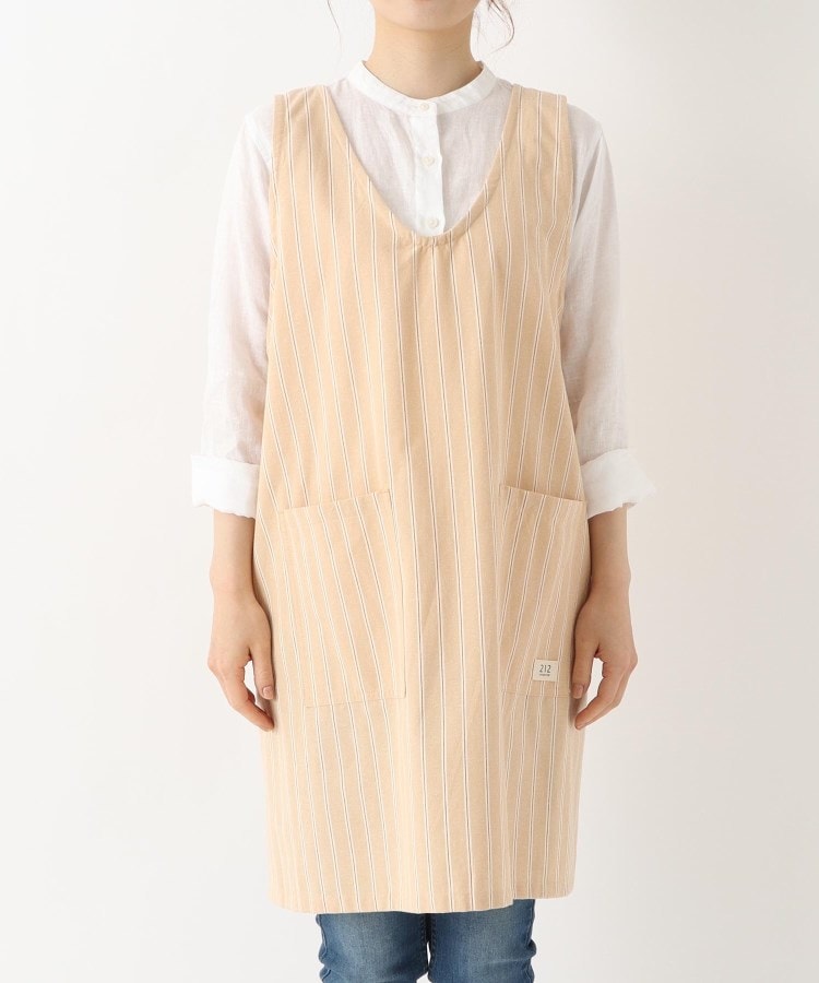 トゥーワントゥーキッチンストア(212 KITCHEN STORE)のシャンブレーストライプ フルエプロン NA ＜212Kオリジナル ＞1