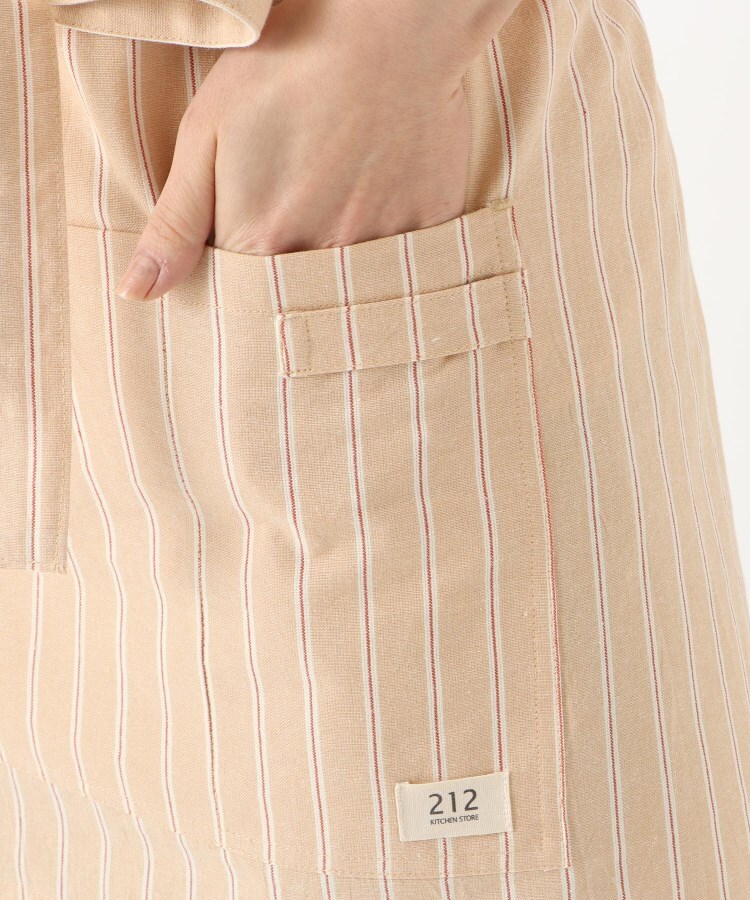 トゥーワントゥーキッチンストア(212 KITCHEN STORE)のシャンブレーストライプ カフェエプロン NA ＜212Kオリジナル ＞5