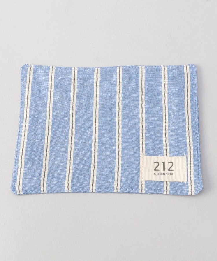 トゥーワントゥーキッチンストア(212 KITCHEN STORE)の◆シャンブレーストライプ コースター BL ＜212Kオリジナル ＞1