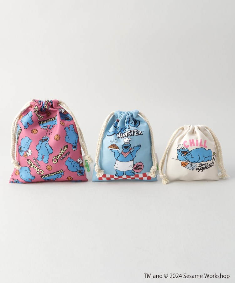 トゥーワントゥーキッチンストア(212 KITCHEN STORE)の◆巾着セット クッキーモンスター ＜SESAME STREET＞1