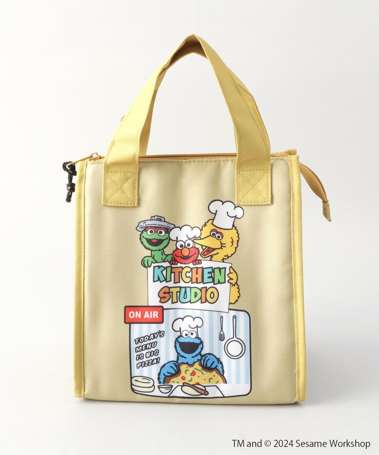 ◇マチ付き保冷ランチバッグ YE <SESAME STREET>(スポット ◇マチ付き保冷ランチバッグ YE <SESAME STREET>(スポット