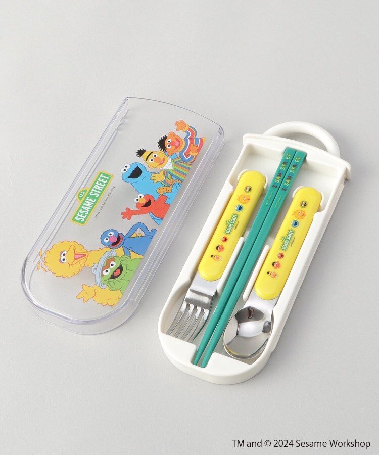 ◇抗菌食洗対応トリオセット <SESAME STREET >(スポット ◇抗菌食洗対応トリオセット <SESAME STREET >(スポット