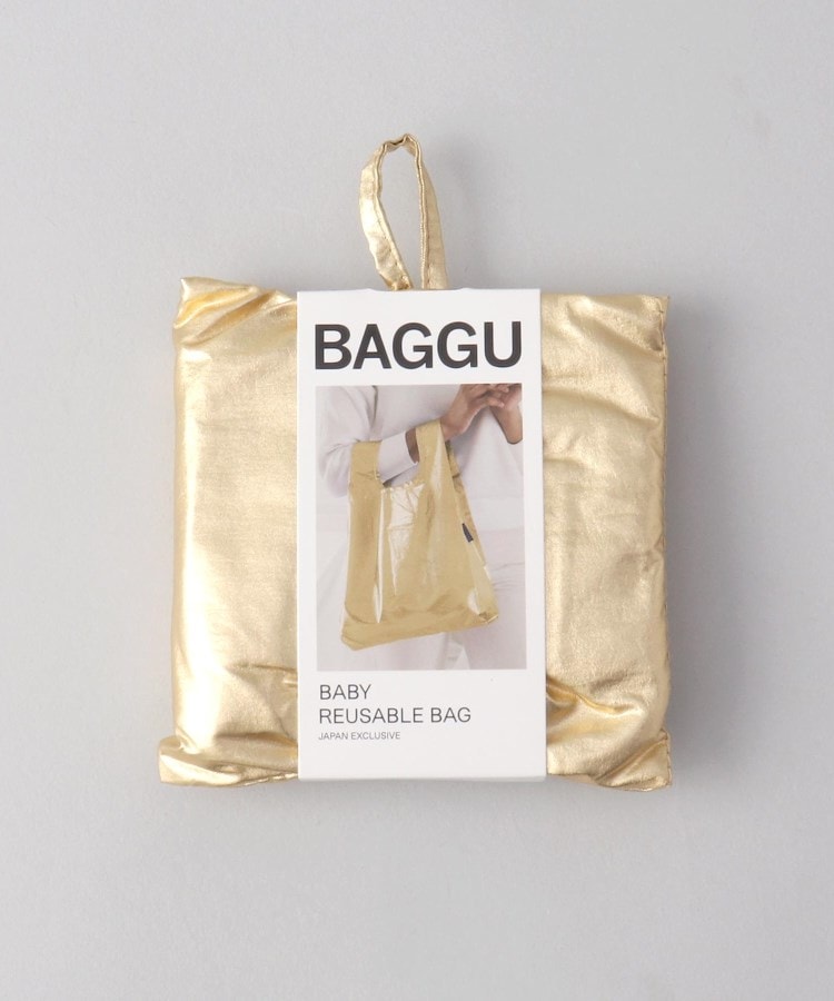 トゥーワントゥーキッチンストア(212 KITCHEN STORE)の◆ベビーエコバッグ メタリックゴールド ＜BAGGU バグゥ＞8