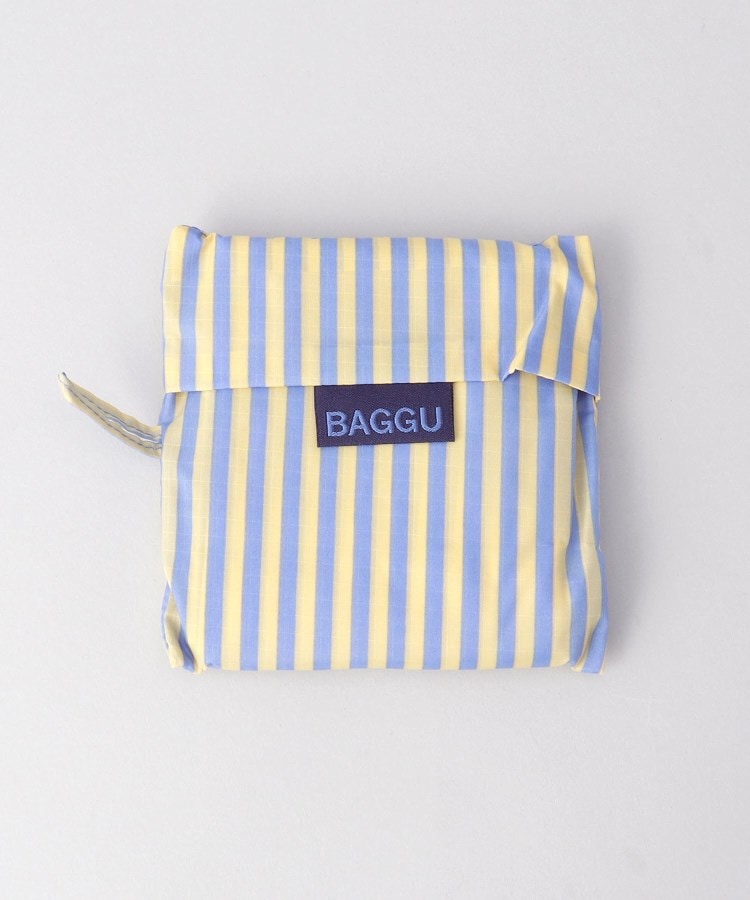 トゥーワントゥーキッチンストア(212 KITCHEN STORE)の◆スタンダードエコバッグ ブルー×イエローストライプ ＜BAGGU バグゥ＞8