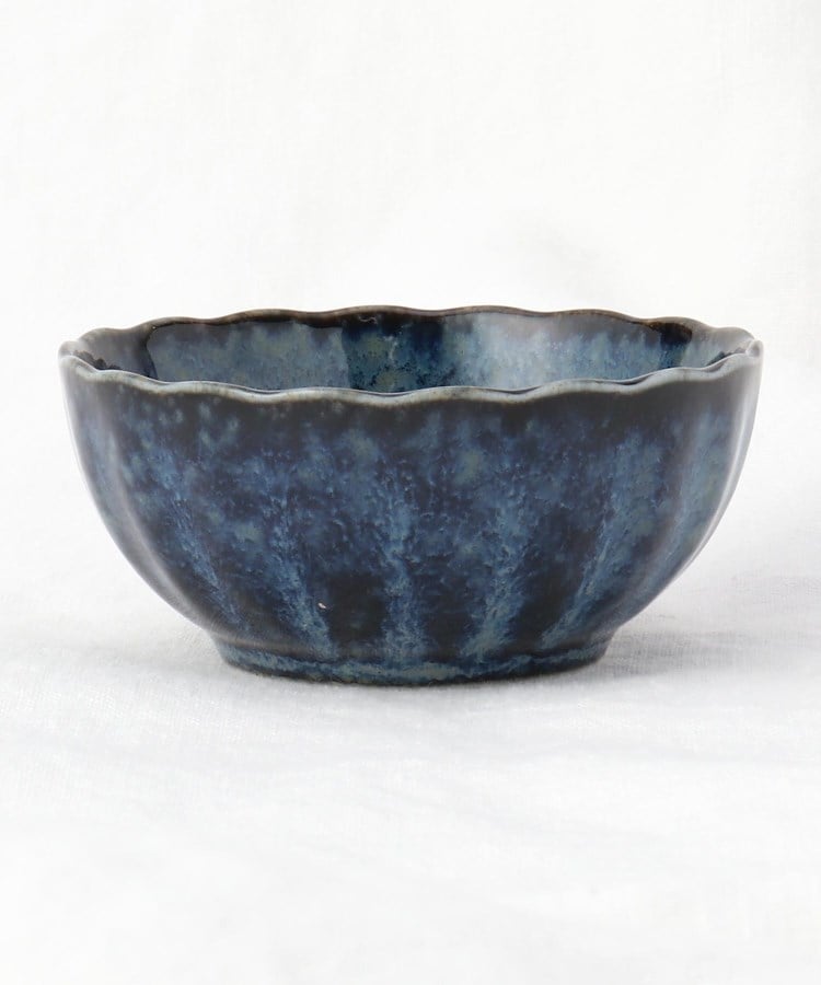 トゥーワントゥーキッチンストア(212 KITCHEN STORE)の窯変紺 菊形小鉢2