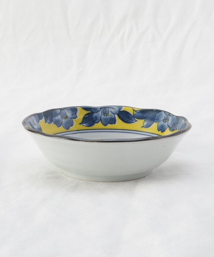 トゥーワントゥーキッチンストア(212 KITCHEN STORE)の黄彩(椿) 4.5寸 小鉢2