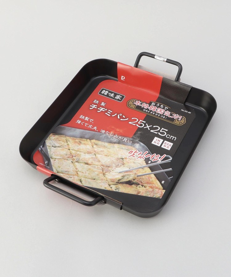 トゥーワントゥーキッチンストア(212 KITCHEN STORE)の韓味家 鉄製IH対応チヂミパン 25×25cm5