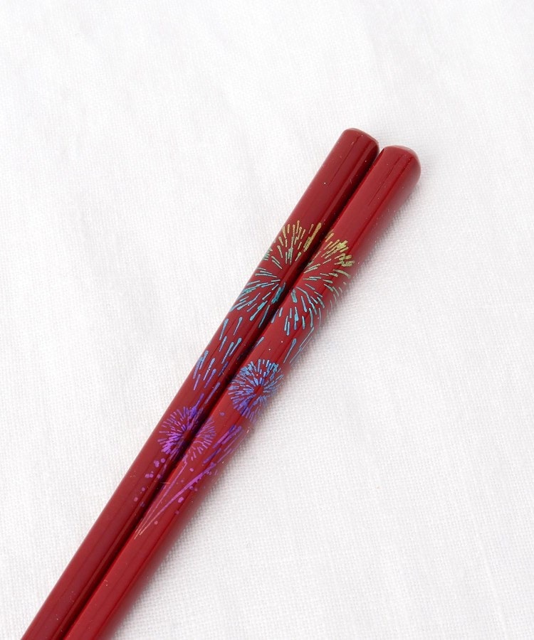 トゥーワントゥーキッチンストア(212 KITCHEN STORE)の桐箱入り 箸・箸置きセット 虹花火 21cm4