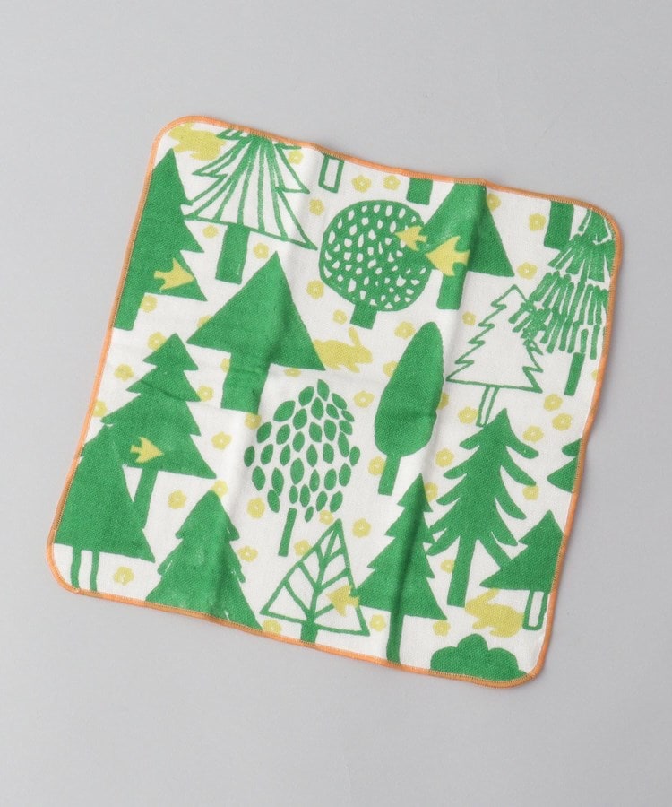 トゥーワントゥーキッチンストア(212 KITCHEN STORE)のHELLO BEAR タオルハンカチ フォレスト1