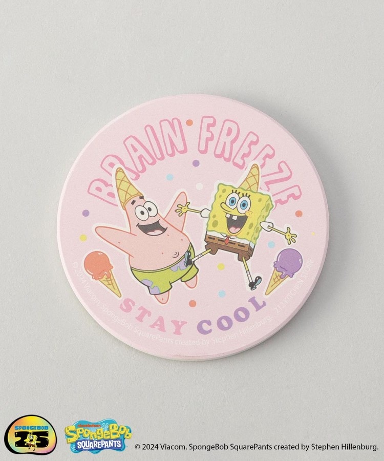 コースター ICECREAM ＜SPONGE BOB スポンジ・ボブ＞（スポット