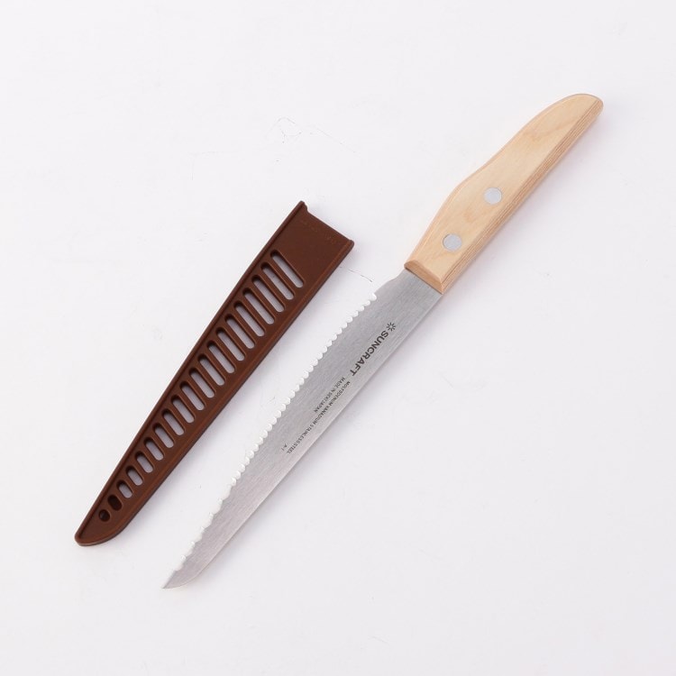トゥーワントゥーキッチンストア(212 KITCHEN STORE)のパン切りナイフ せせらぎ 14cm（MS-002） ＜SUNCRAFT サンクラフト＞ 包丁・まな板