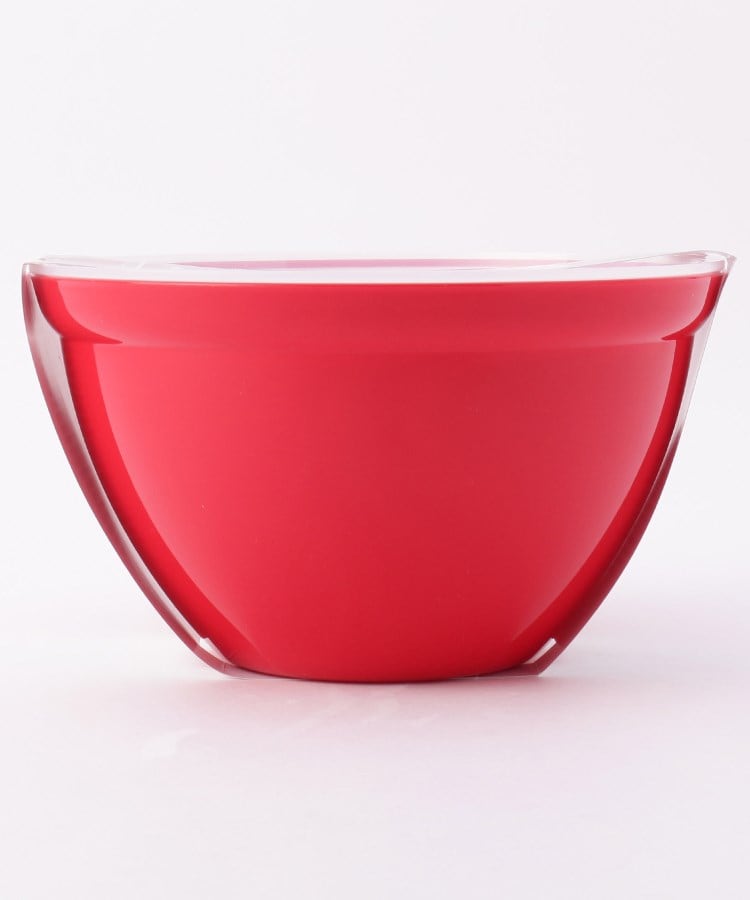 とにかく 使い勝手のいいフタ付きボウル 23cm RD（調理器具