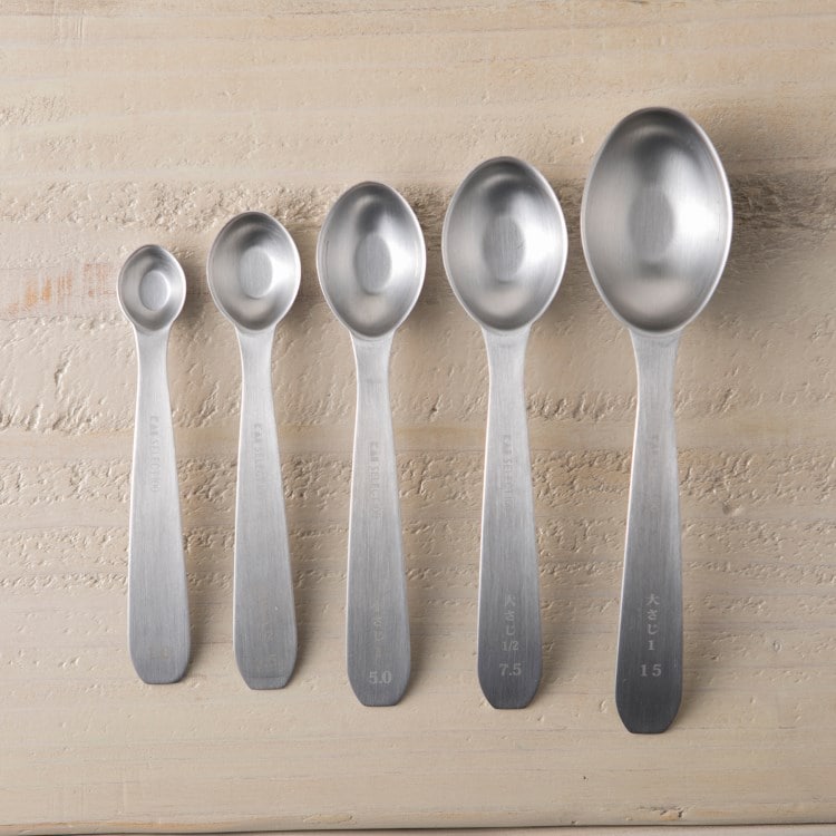 トゥーワントゥーキッチンストア(212 KITCHEN STORE)のSELECT100 (セレクト100) GL オーバル型計量スプーン 5本セット 調理器具