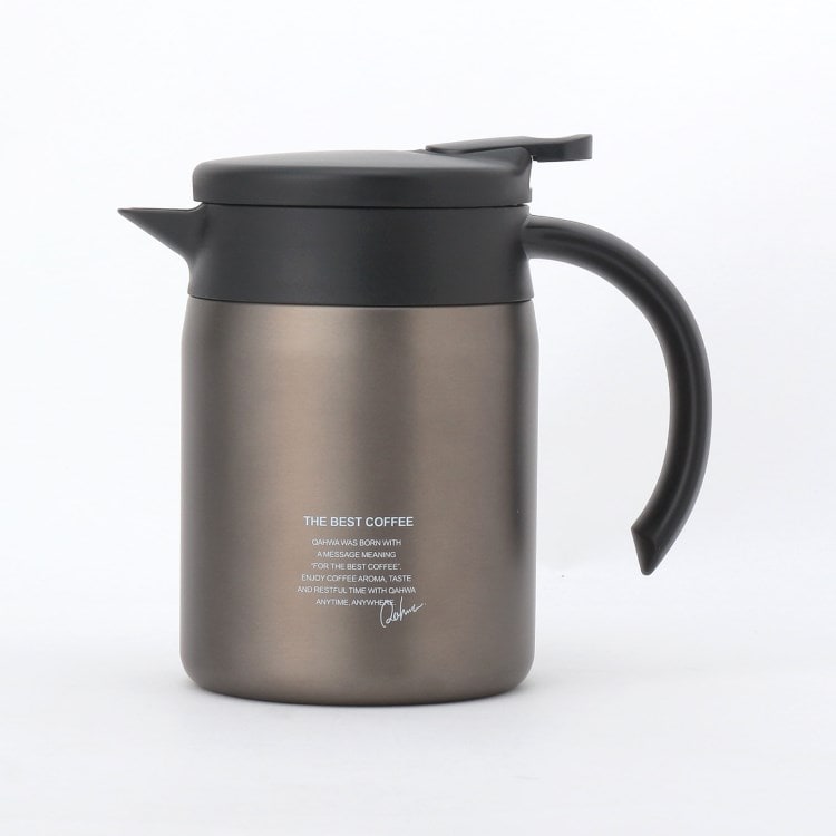 トゥーワントゥーキッチンストア(212 KITCHEN STORE)のコーヒー保温サーバー600 グラファイトグレー ＜QAHWA カフア＞ コーヒー･ティーグッズ