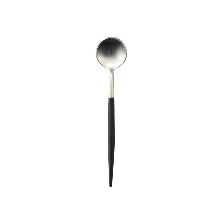 トゥーワントゥーキッチンストア(212 KITCHEN STORE)のGOA ゴア エスプレッソスプーン BK-SV ＜Cutipol クチポール＞ 箸・カトラリー