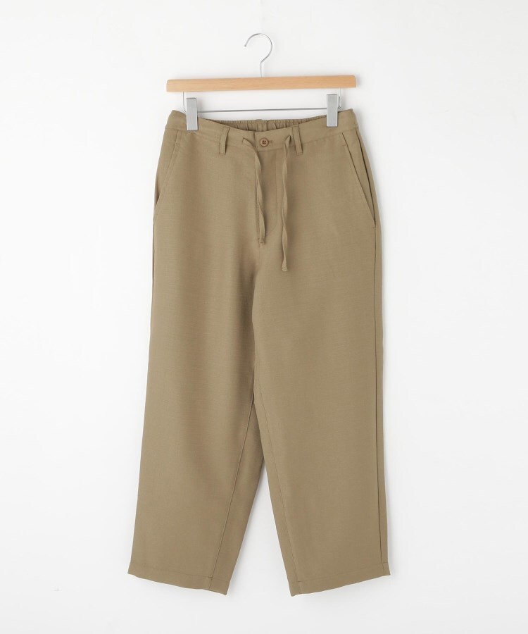 ◇coen ポリエステルブッチャーイージーパンツ(6~9分丈パンツ) OFF PRICE STORE(Mens)(アンドブリッジ)| ワールド オンラインストア WORLD ONLINE STORE coen ベージュチェック パンツ