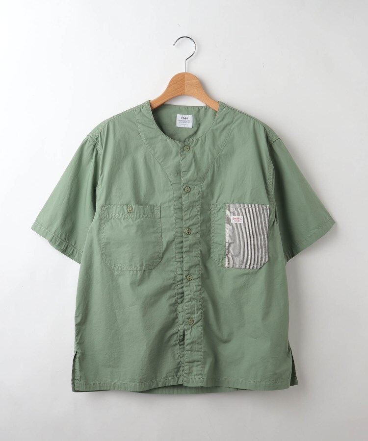 ◇coen ノーカラーシャツ(カジュアルシャツ) | OFF PRICE STORE(Mens