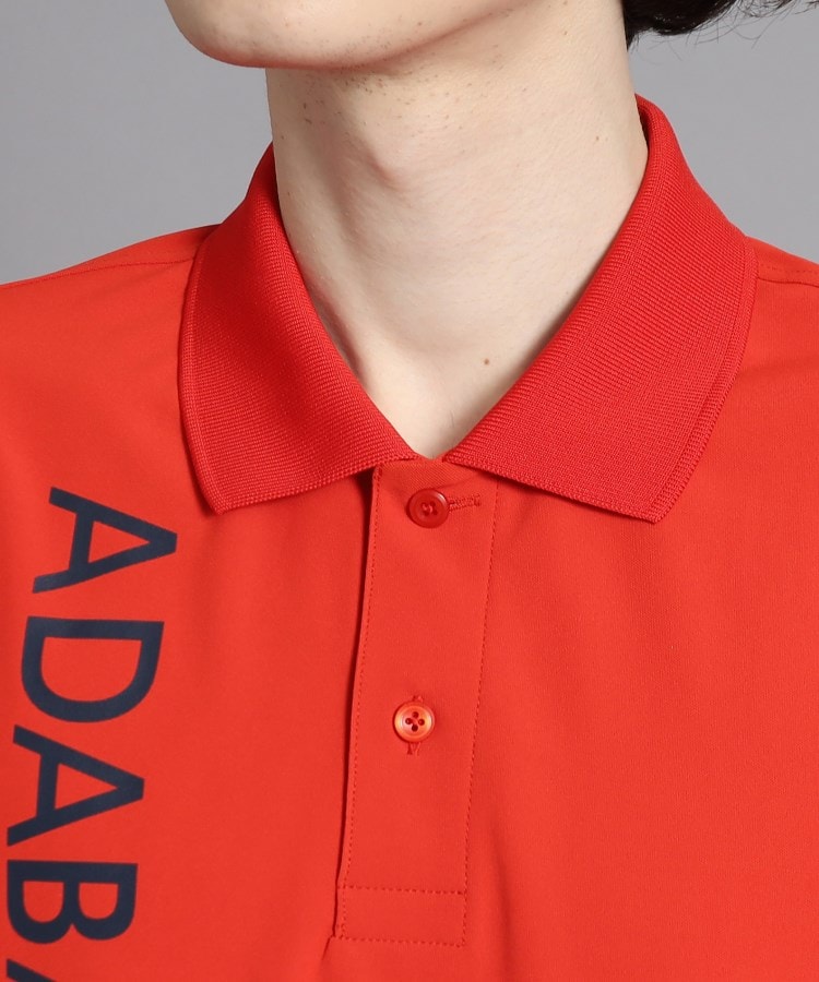 アダバット(メンズ)(adabat(Men))のロゴデザイン 半袖ポロシャツ4