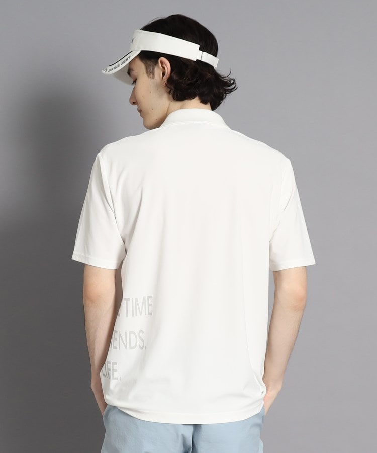 アダバット(メンズ)(adabat(Men))のロゴデザイン 半袖ポロシャツ12