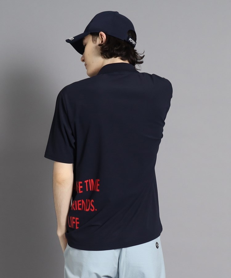 アダバット(メンズ)(adabat(Men))のロゴデザイン 半袖ポロシャツ22