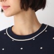 ローラアシュレイ(LAURA ASHLEY)の◆【洗える】【同柄ボトムあり】ドットジャカードステップヘムプルオーバー4