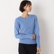 ローラアシュレイ(LAURA ASHLEY)の◆【洗える】パール調ボタンモックプラケット２WAYプルオーバー ライトブルー(091)