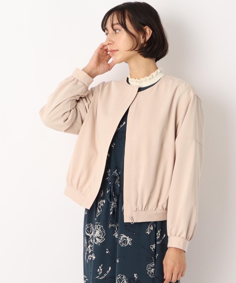 ローラアシュレイ(LAURA ASHLEY)の◆【洗える】比翼フロントブルゾン14