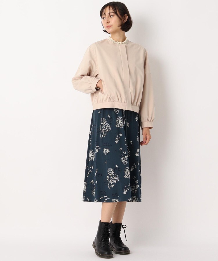 ローラアシュレイ(LAURA ASHLEY)の◆【洗える】比翼フロントブルゾン15