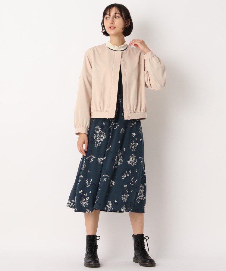 ローラアシュレイ(LAURA ASHLEY)の◆【洗える】比翼フロントブルゾン18