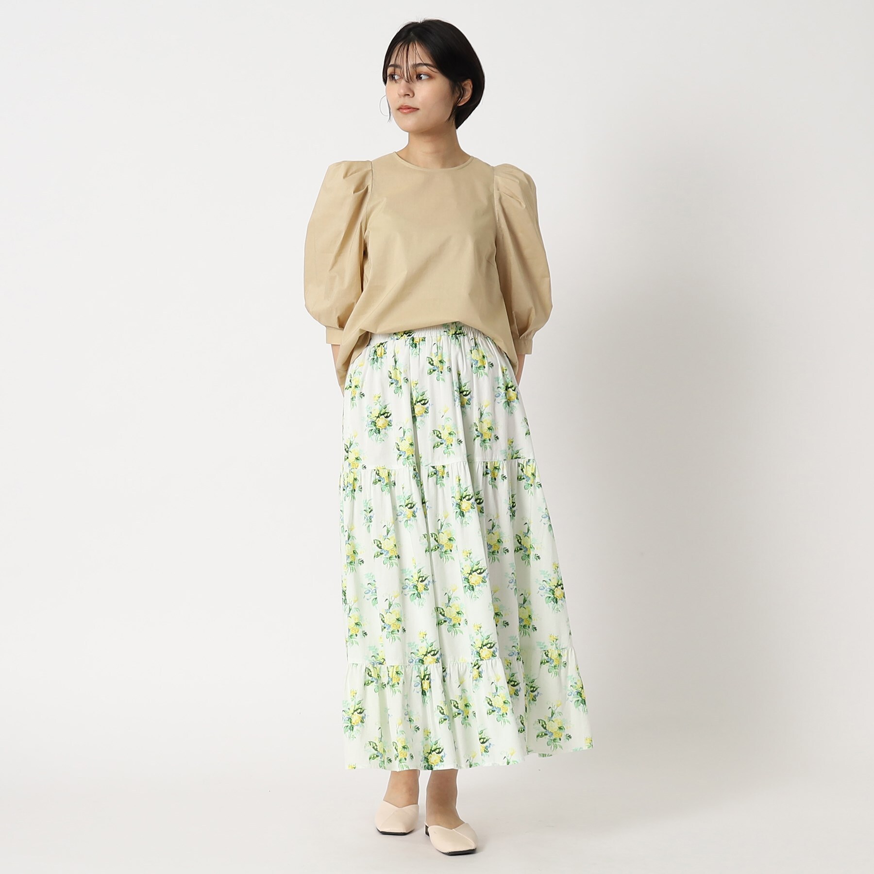 ローラアシュレイ(LAURA ASHLEY)の【洗える】ボリュームスリーブ ブラウス11