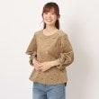 ローラアシュレイ(LAURA ASHLEY)の【洗える/SETUP可】袖デザインブラウス ベージュ(152)