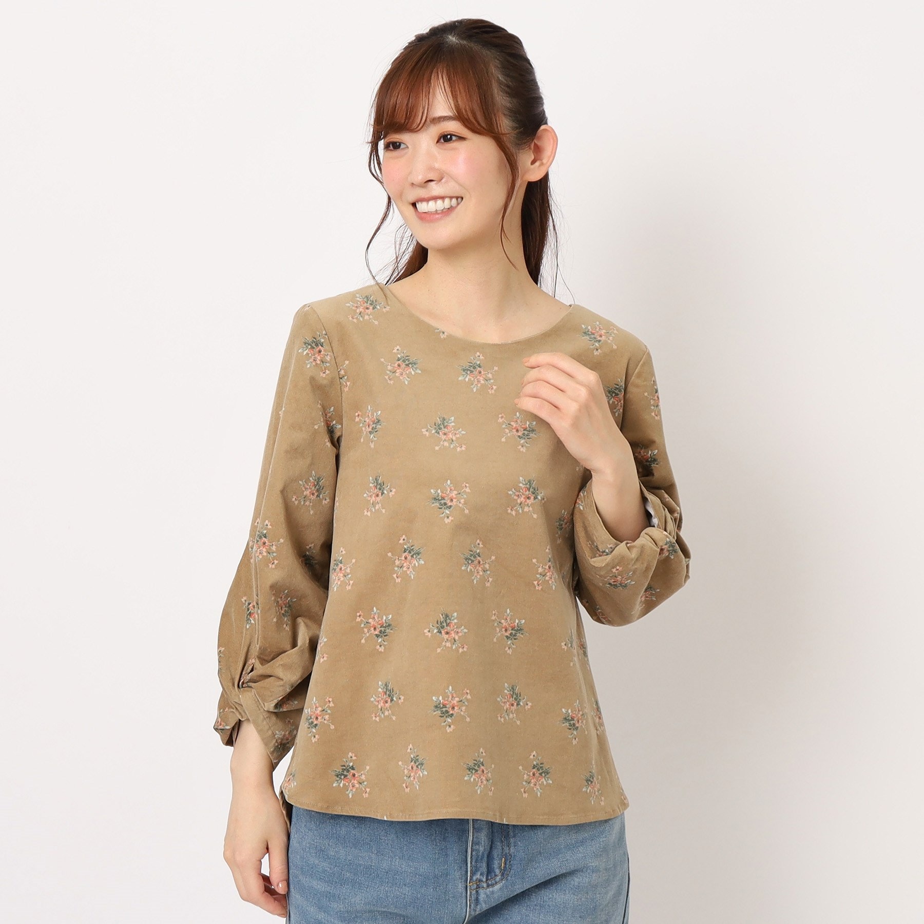 ローラアシュレイ(LAURA ASHLEY)の【洗える/SETUP可】袖デザインブラウス12