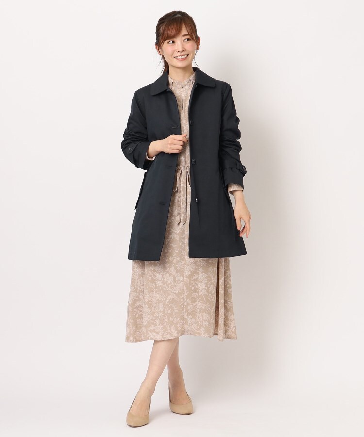 ローラアシュレイ(LAURA ASHLEY)の【70th記念/ライナー付き/洗える】「ロイド」ステンカラーコート15