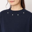 ローラアシュレイ(LAURA ASHLEY)の【洗える】フェイクパール付きニット4