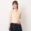 ローラアシュレイ(LAURA ASHLEY)の【洗える／Lサイズあり】フェイクパールピン付き ボウタイニット アイボリー(004)