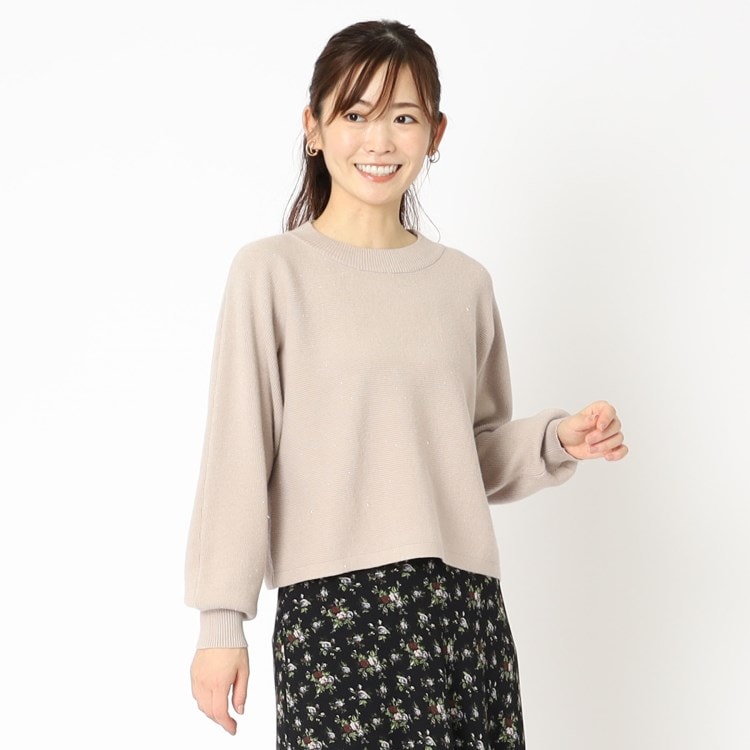 ローラアシュレイ(LAURA ASHLEY)の【ショート丈】ラメ プルオーバーニット ニット/セーター