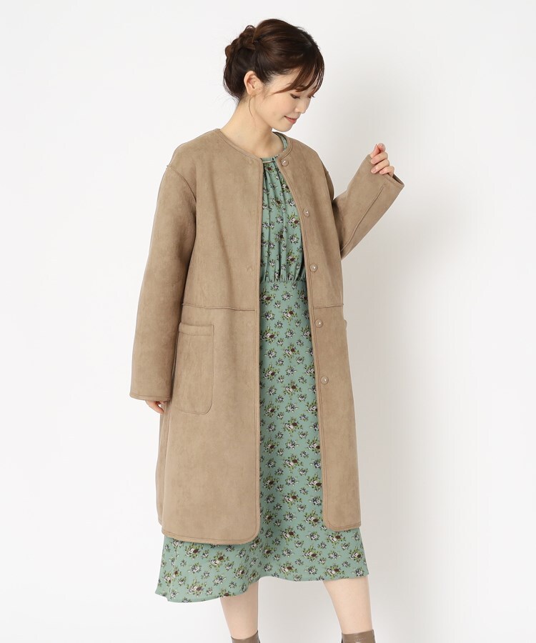 ローラアシュレイ(LAURA ASHLEY)の【リバーシブル】ボア×ムートン コート9