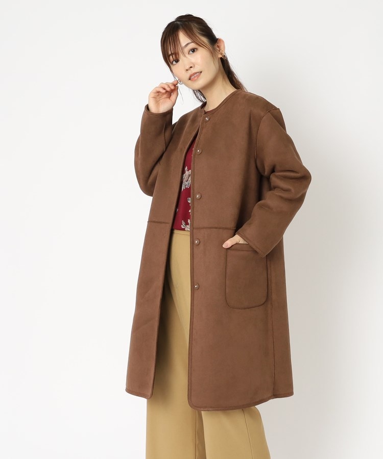 ローラアシュレイ(LAURA ASHLEY)の【リバーシブル】ボア×ムートン コート15