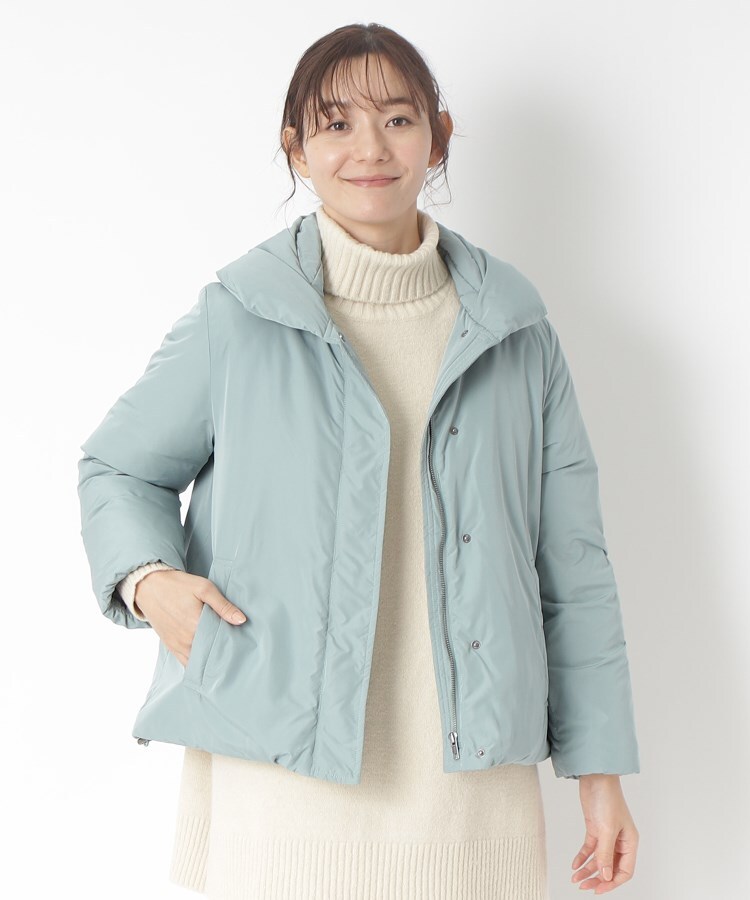 ローラアシュレイ(LAURA ASHLEY)の【ダウン使用】ステッチレス ショートダウンコート18