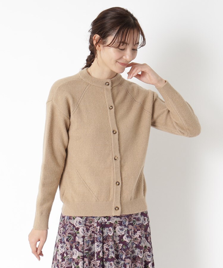 ローラアシュレイ(LAURA ASHLEY)の【2WAY／FOX混】クルーネックニット18