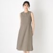 ローラアシュレイ(LAURA ASHLEY)の【洗える／同柄アイテムあり】グレイシー柄 ノースリーブワンピース ブラウン(040)