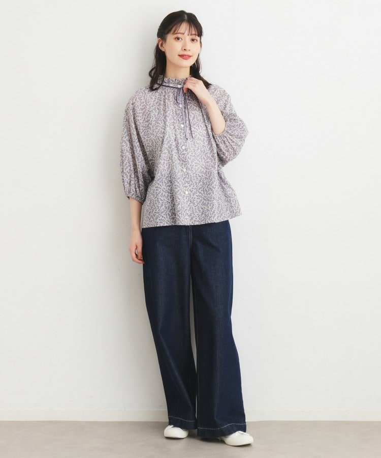 ローラアシュレイ(LAURA ASHLEY)の【2WAY/洗える/同柄アイテムあり】ローランド ヴァインズ柄ブラウス3