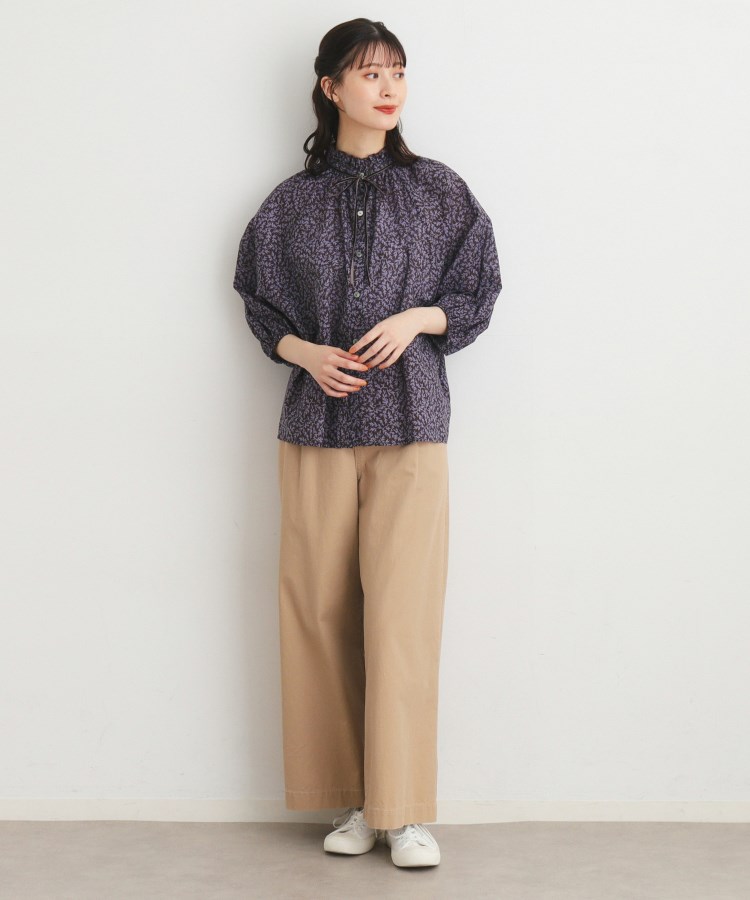 ローラアシュレイ(LAURA ASHLEY)の【2WAY/洗える/同柄アイテムあり】ローランド ヴァインズ柄ブラウス9