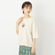 ローラアシュレイ(LAURA ASHLEY)の【5分袖/洗える/USAコットン100%】バンチドフラワープリントＴシャツ1