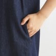 ローラアシュレイ(LAURA ASHLEY)の【ライン刺繍入り】Vネック デニムジャンスカ10