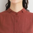 ローラアシュレイ(LAURA ASHLEY)の【7分袖／リネン混／ボウタイ取り外し可／羽織りアイテム】ボウタイシャツ19