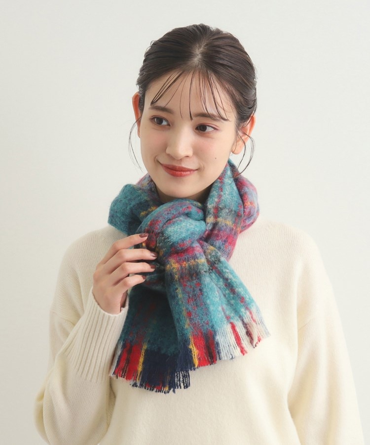 ローラアシュレイ(LAURA ASHLEY)の【フランス製／モヘヤ】チェックストール3