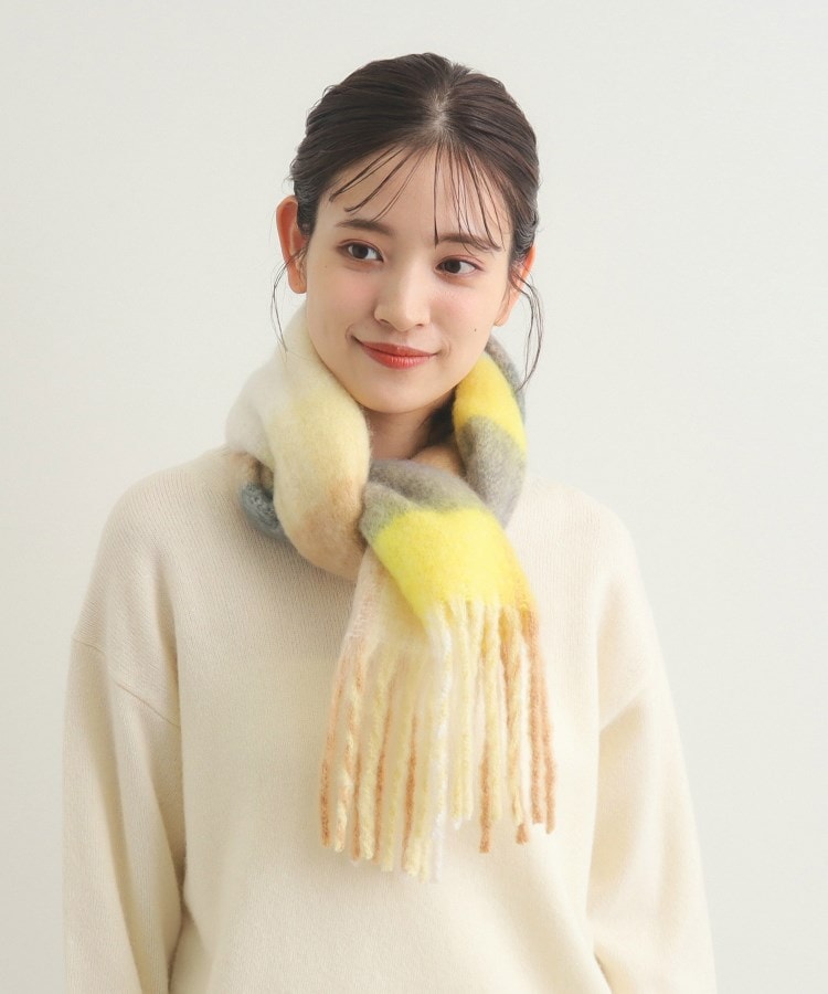 ローラアシュレイ(LAURA ASHLEY)のブークレ チェックストール3