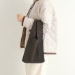 ローラアシュレイ(LAURA ASHLEY)の【横マチあり／3colors】ヘリンボーン ニットバッグ ブラウン(040)