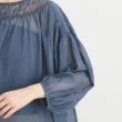 ローラアシュレイ(LAURA ASHLEY)の【シアー/洗える/オーバーサイズ】テープレースブラウス13